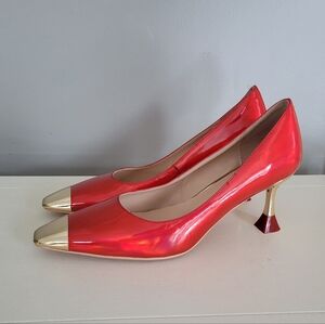 Findvell red & gold heels